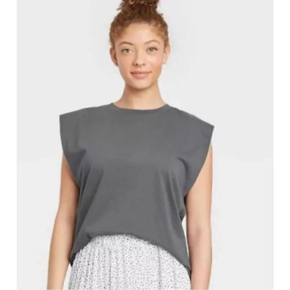 ❤️A New Day Exaggerated Shoulder Tee